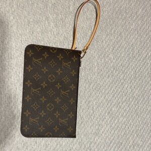 Louis Vuitton Brown Monogram Pouch